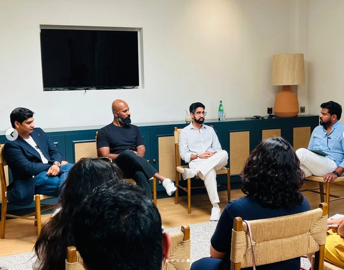 Intimate fireside workshop